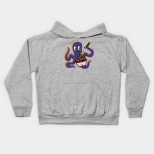 Octopus Love Noodles Kids Hoodie